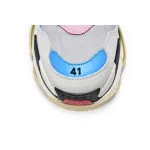 Balenciaga Triple S White Blue (Women's) 524039 W09OH 4196