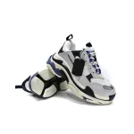 Balenciaga Triple S White Dark Blue 534217 W09E1 9000 