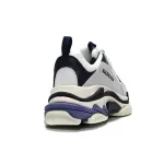 Balenciaga Triple S White Dark Blue 534217 W09E1 9000 