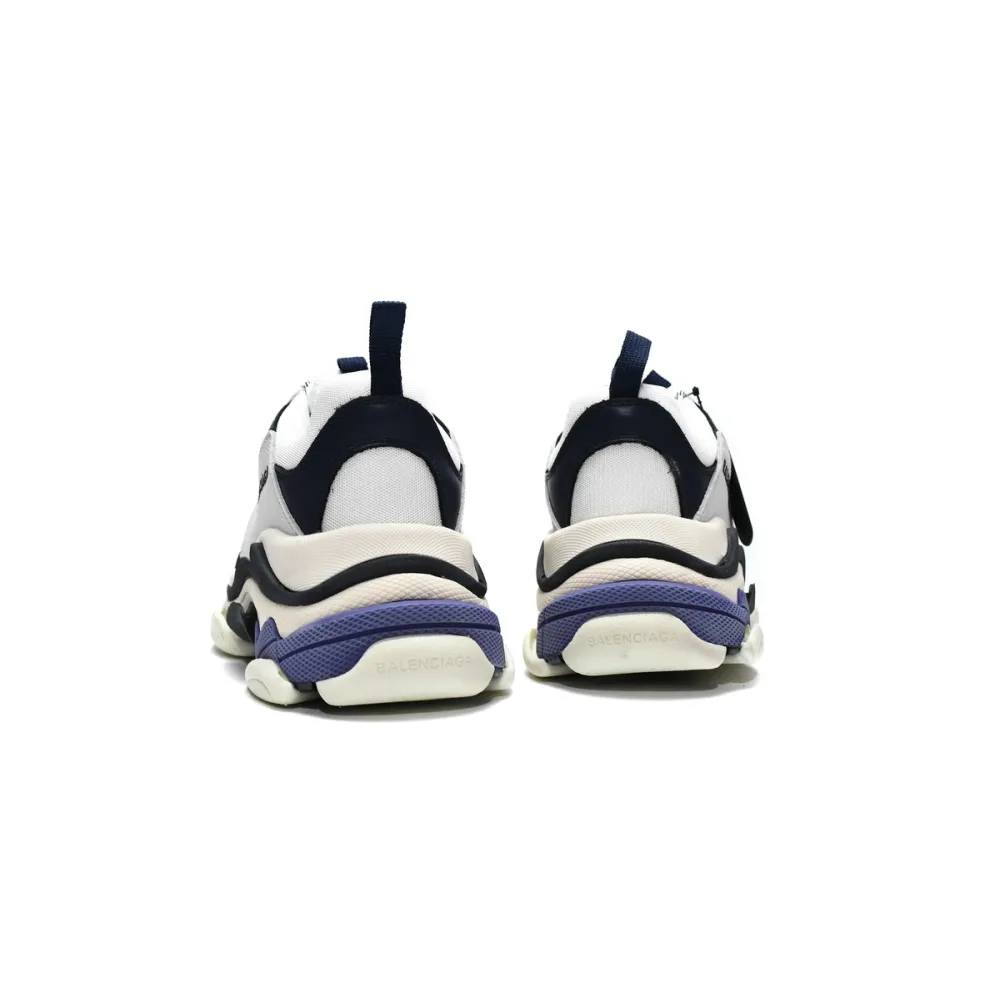 Balenciaga Triple S White Dark Blue 534217 W09E1 9000 