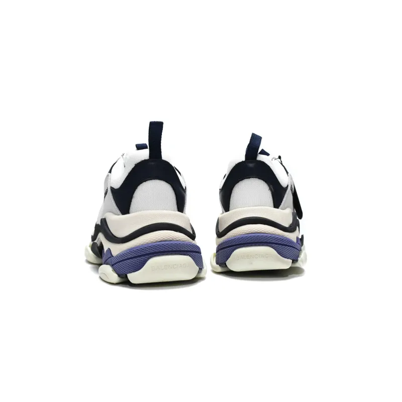 Balenciaga Triple S White Dark Blue 534217 W09E1 9000 
