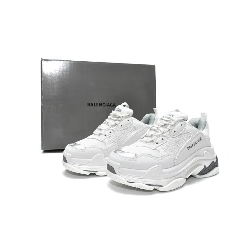 Balenciaga Triple S White Grey (Women's)  524039 W2FS4 1200