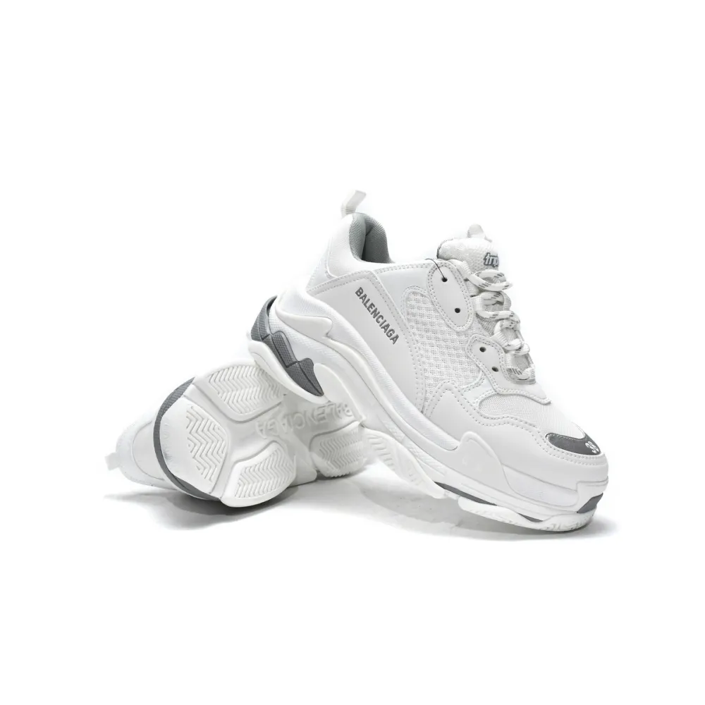 Balenciaga Triple S White Grey (Women's)  524039 W2FS4 1200