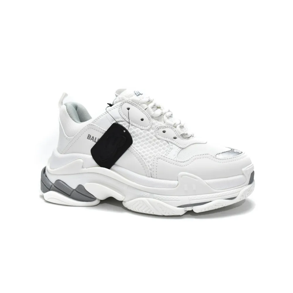 Balenciaga Triple S White Grey (Women's)  524039 W2FS4 1200