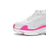Balenciaga Triple S White Peach Red 536737 W2CA3 3890
