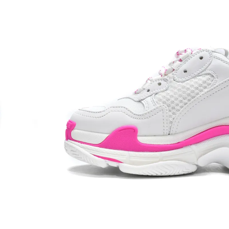 Balenciaga Triple S White Peach Red 536737 W2CA3 3890