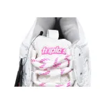 Balenciaga Triple S White Peach Red 536737 W2CA3 3890