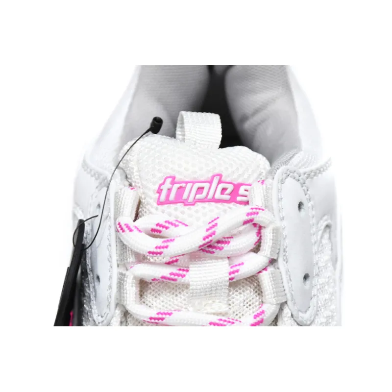 Balenciaga Triple S White Peach Red 536737 W2CA3 3890