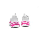 Balenciaga Triple S White Peach Red 536737 W2CA3 3890