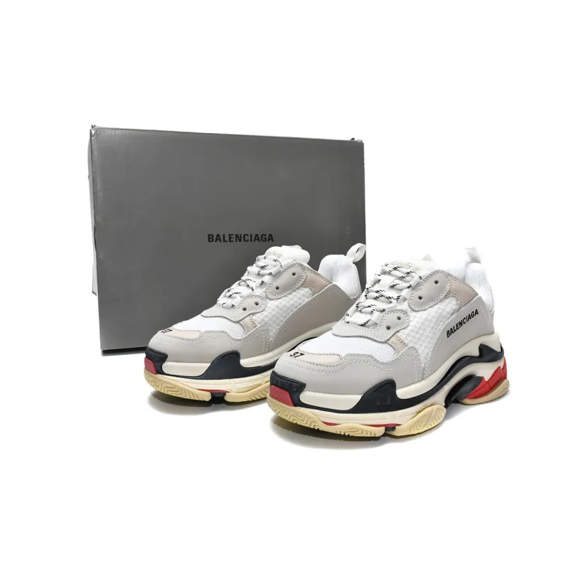 Balenciaga Triple S White Red (Women's) 524037 W09E1 9000