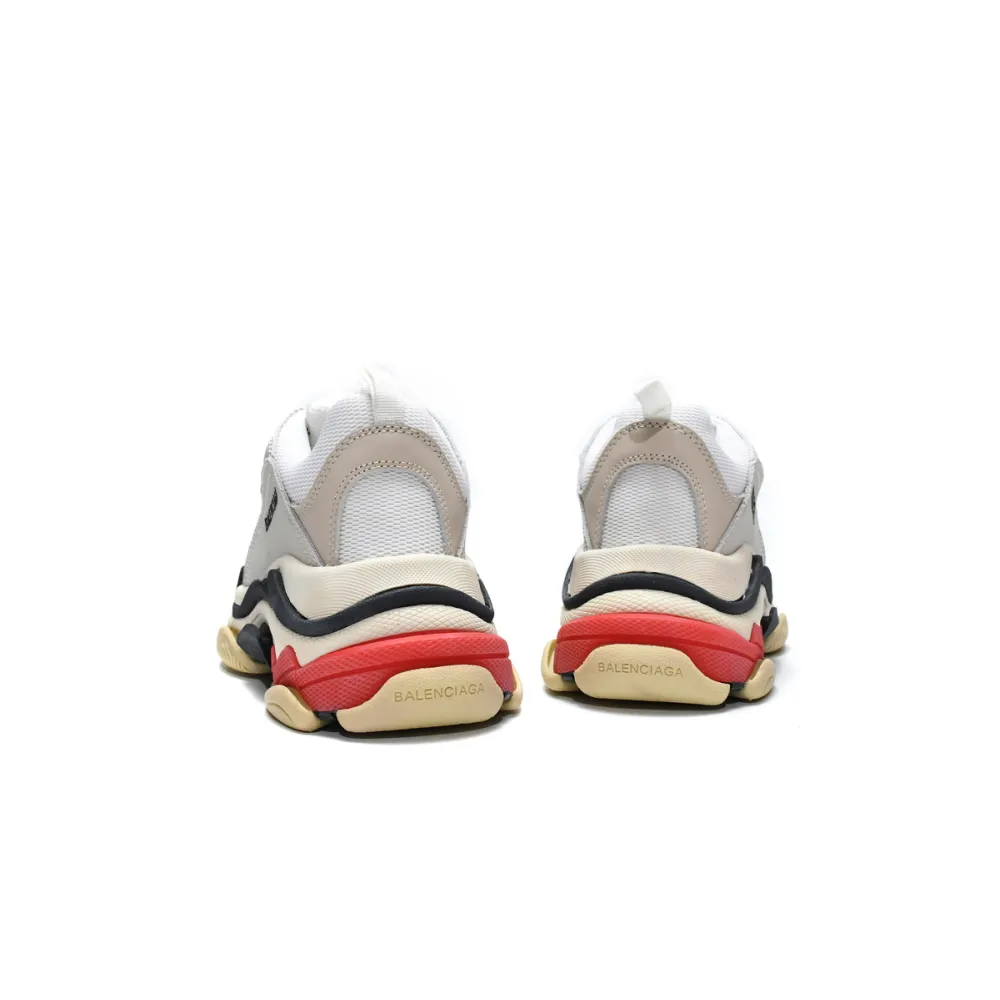 Balenciaga Triple S White Red (Women's) 524037 W09E1 9000
