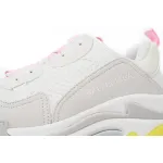 Balenciaga Triple S White Yellow (Women's)  524039 W2FW4 7541