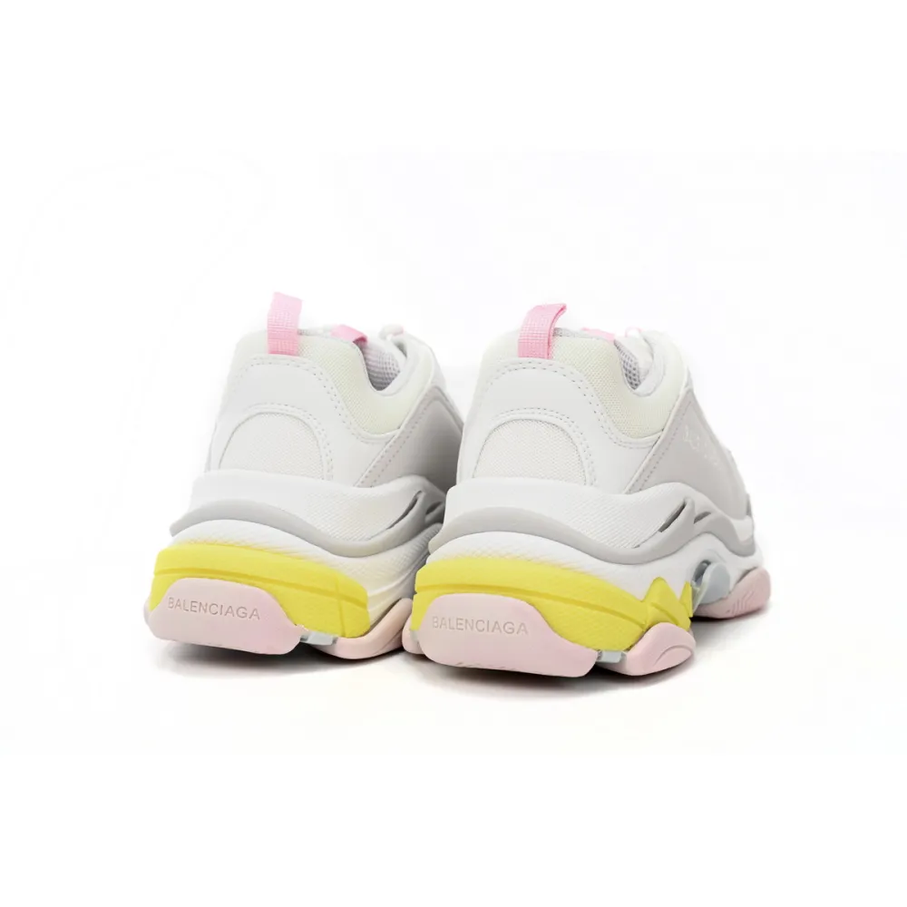 Balenciaga Triple S White Yellow (Women's)  524039 W2FW4 7541