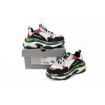 Balenciaga Triple White, red, and Green 524039 W090H 7078