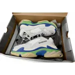 Balenciaga Triple White Blue Green  524039 W09E1 1900