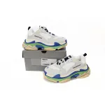 Balenciaga Triple White Blue Green  524039 W09E1 1900