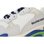 Balenciaga Triple White Blue Green  524039 W09E1 1900