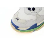Balenciaga Triple White Blue Green  524039 W09E1 1900