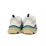 Balenciaga Triple White Blue Green  524039 W09E1 1900