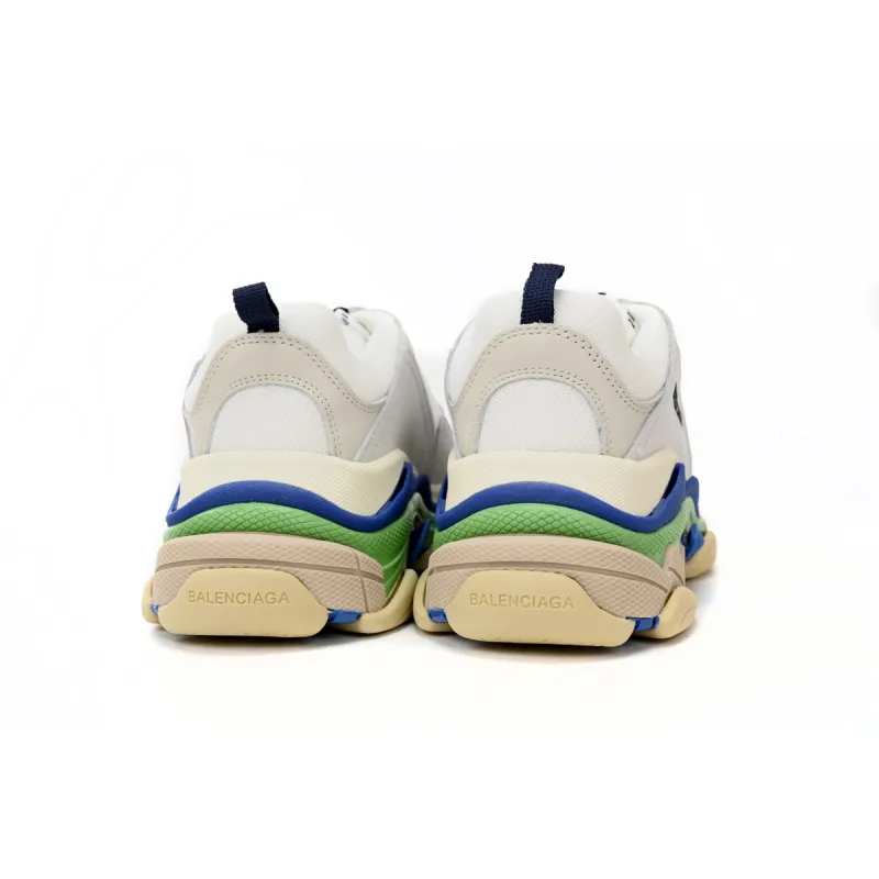 Balenciaga Triple White Blue Green  524039 W09E1 1900
