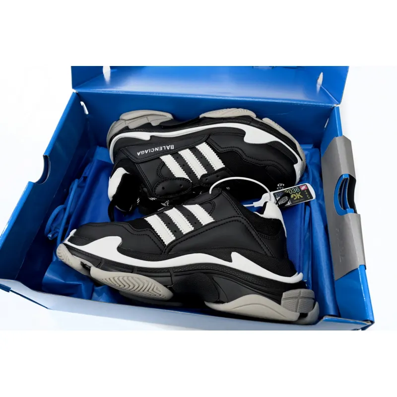 Balenciaga x adidas Triple S Black White (Women's) 712764 W2ZB2 1090