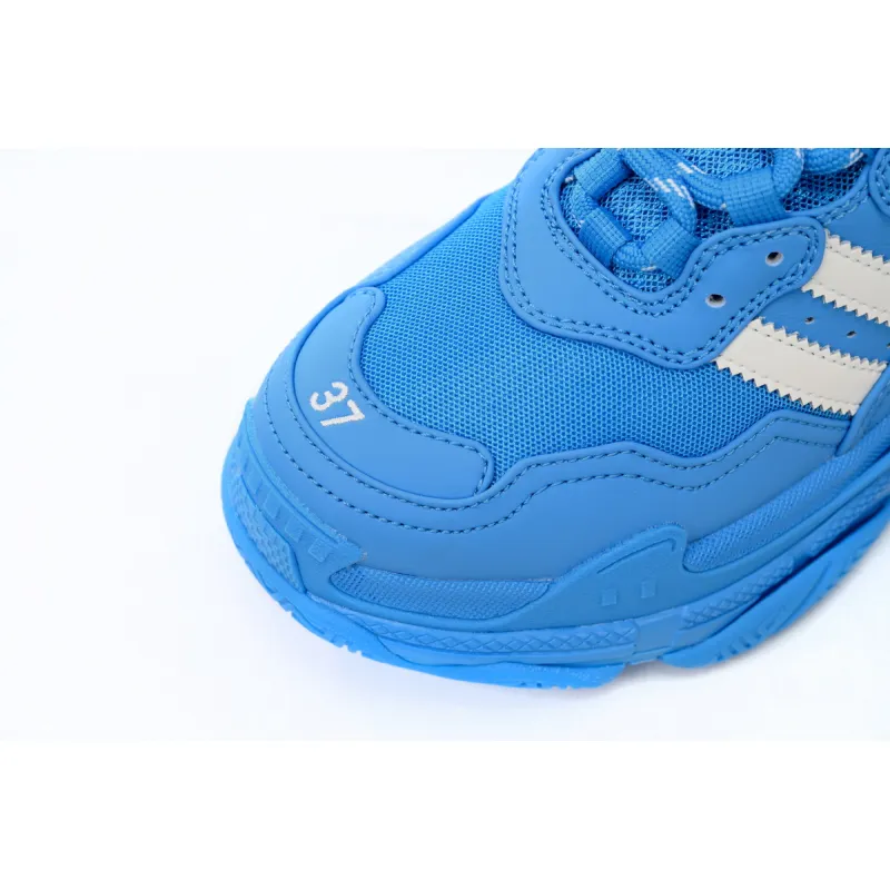 Balenciaga x adidas Triple S Blue White (Women's) 712764 W2ZB2 4090
