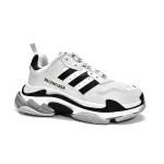 Balenciaga x adidas Triple S White Black 710021W2ZB19112