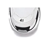 Balenciaga x adidas Triple S White Black 710021W2ZB19112