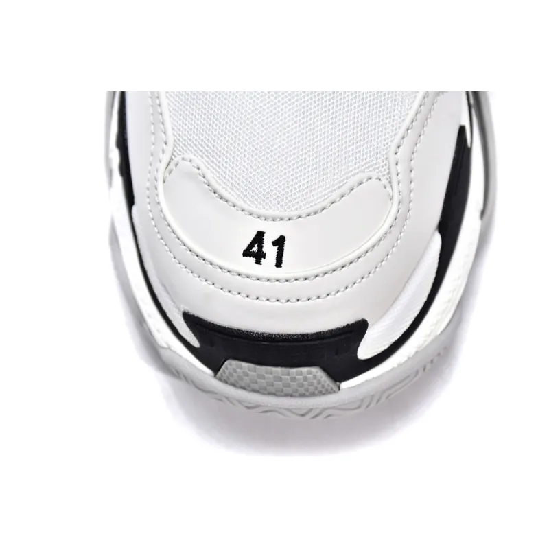 Balenciaga x adidas Triple S White Black 710021W2ZB19112