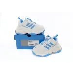 Balenciaga x adidas Triple S White Blue (Women's)  712764 W2ZB3 9040