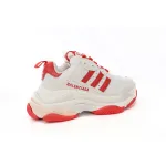 Balenciaga x adidas Triple S White Red IF0166
