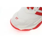 Balenciaga x adidas Triple S White Red IF0166