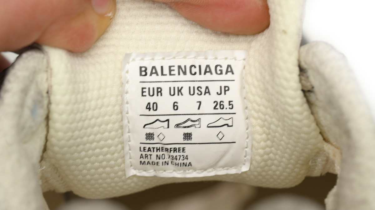  Balenciaga 3XL Sneaker in Black Gray White Gold  734734 W3XL2 9110 