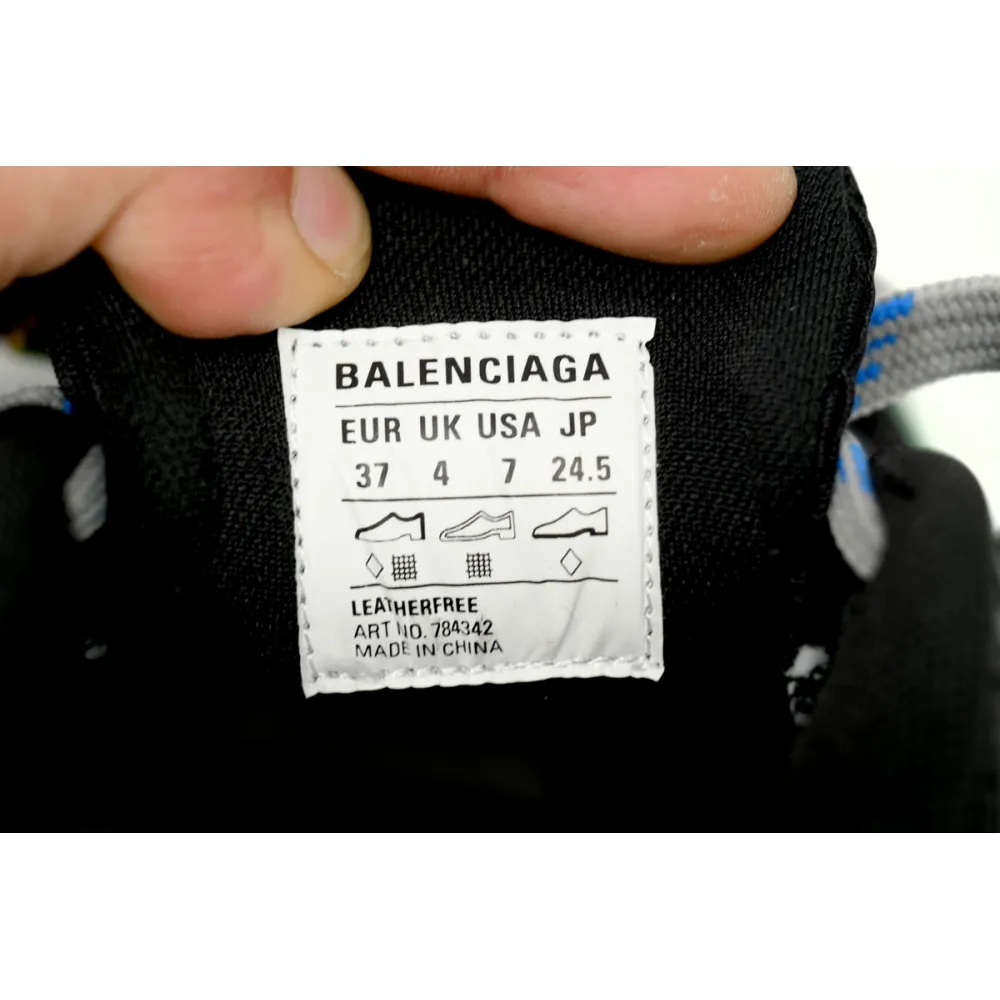  Balenciaga Cargo Black Gray Blue 784342 W2MV2 1143 
