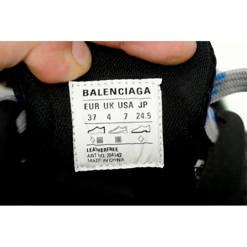  Balenciaga Cargo Black Gray Blue 784342 W2MV2 1143 