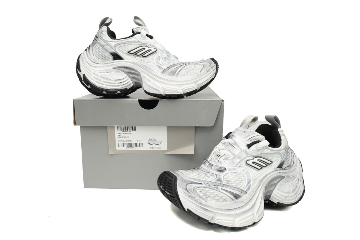  Balenciaga Cargo White and Black 784342 W2MV2 9110 