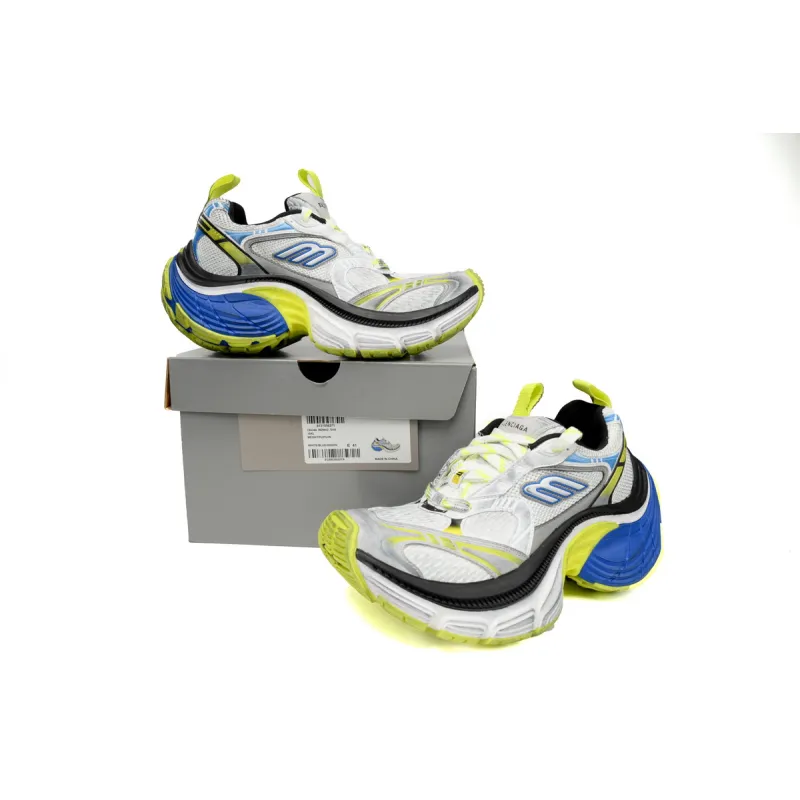  Balenciaga Cargo White Blue Fluorescent Green 784342 W2MV2 7019