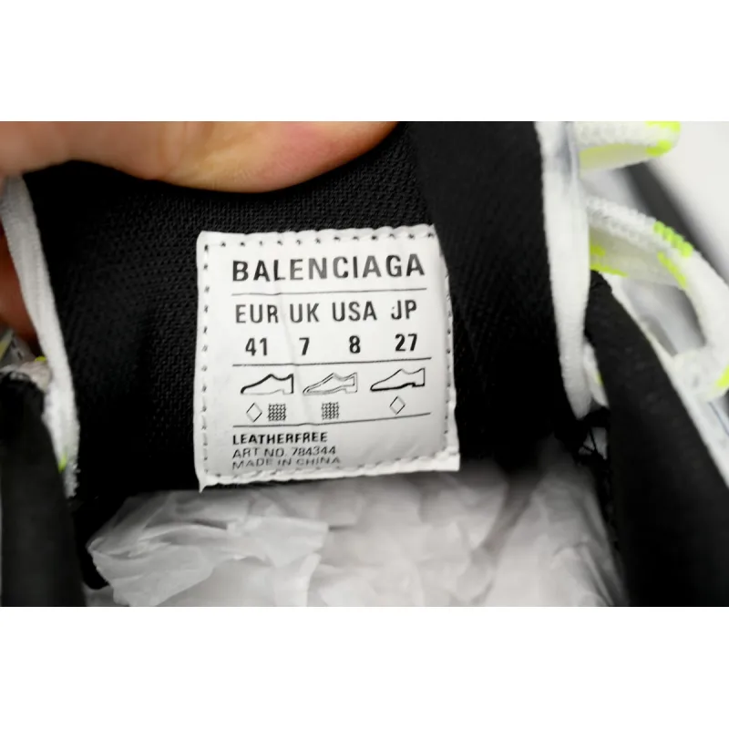  Balenciaga Cargo White Blue Fluorescent Green 784342 W2MV2 7019
