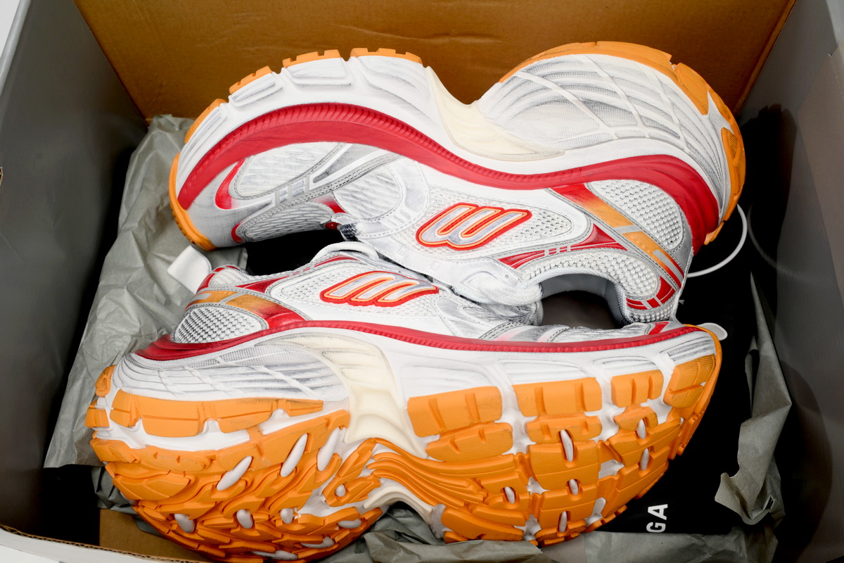  Balenciaga Cargo White Red  784342 W2MV2 9060