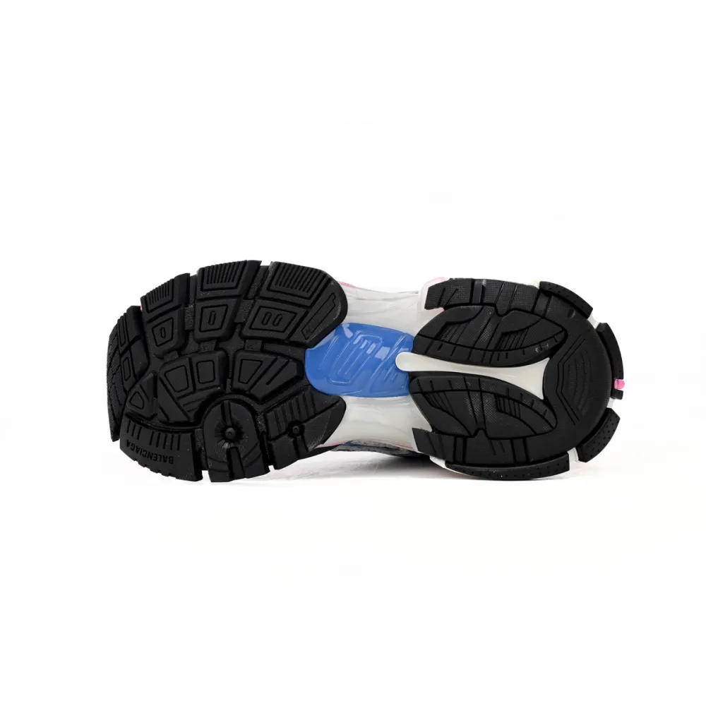  Balenciaga Runner White Blue Red 677402 W3RB6 9645