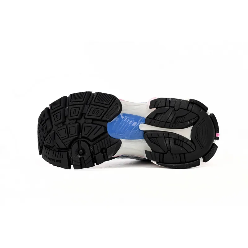  Balenciaga Runner White Blue Red 677402 W3RB6 9645
