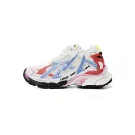  Balenciaga Runner White Blue Red 677402 W3RB6 9645