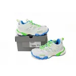  Balenciaga Tess S.Green, White, and Blue 542436 W2BC3 0285 