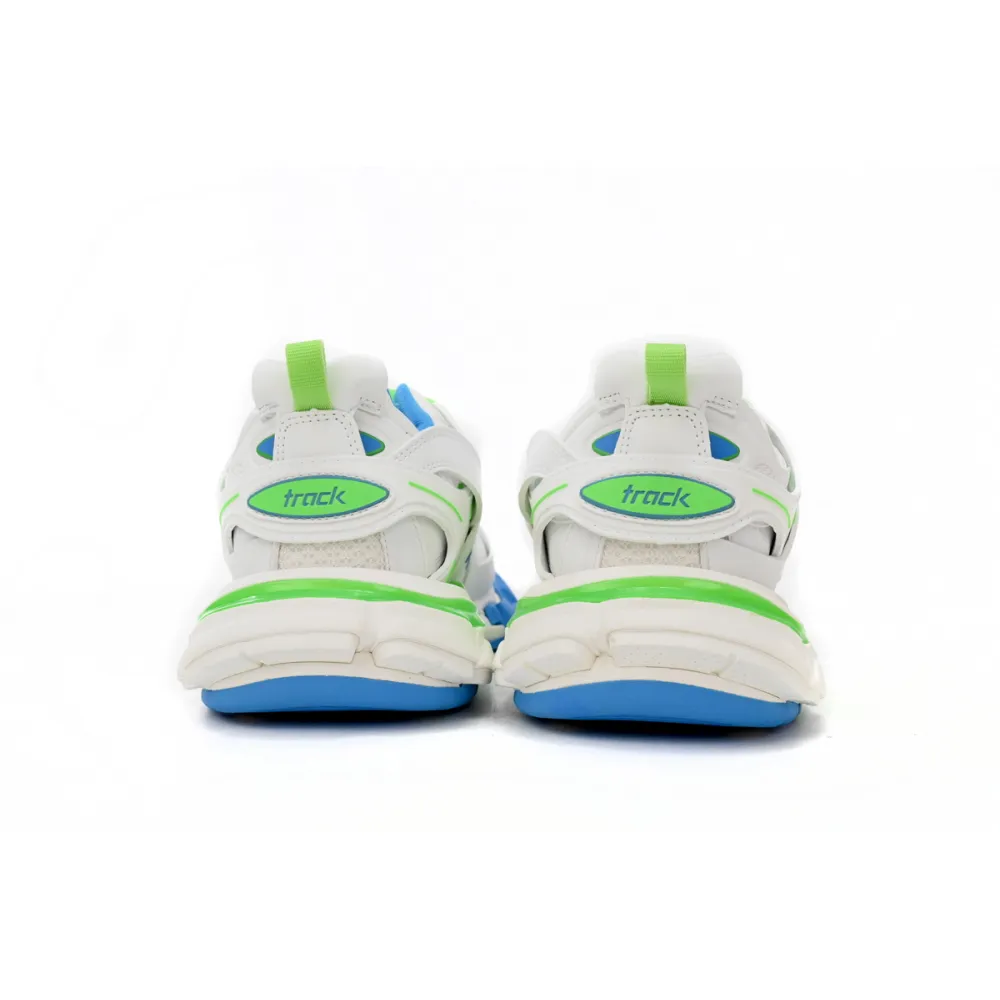  Balenciaga Tess S.Green, White, and Blue 542436 W2BC3 0285 