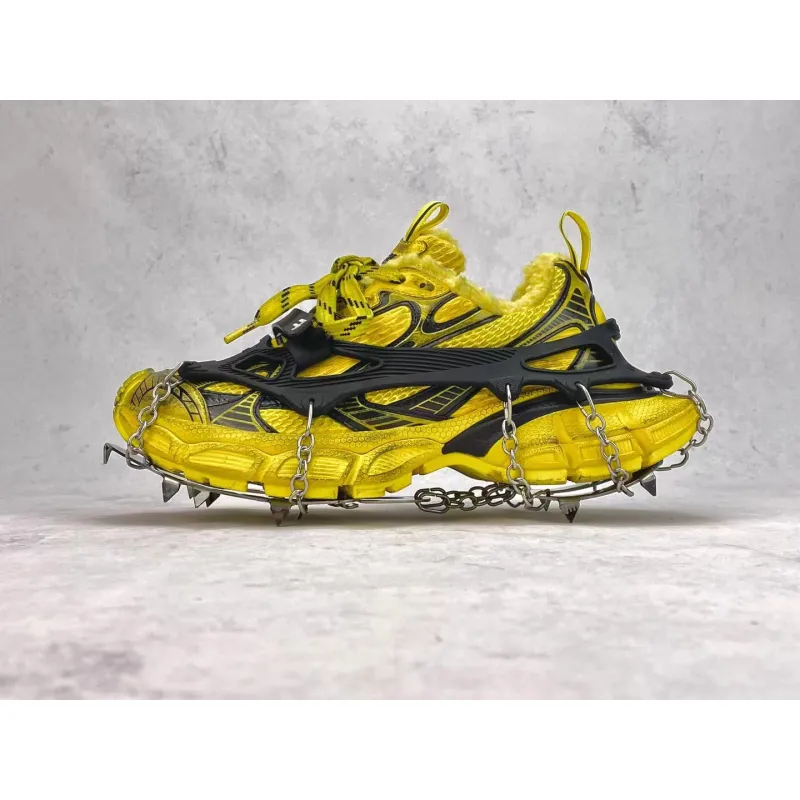 Balenciaga 3XL Sneaker  Yellow Ice Velvet 766034 WSXR2 7010