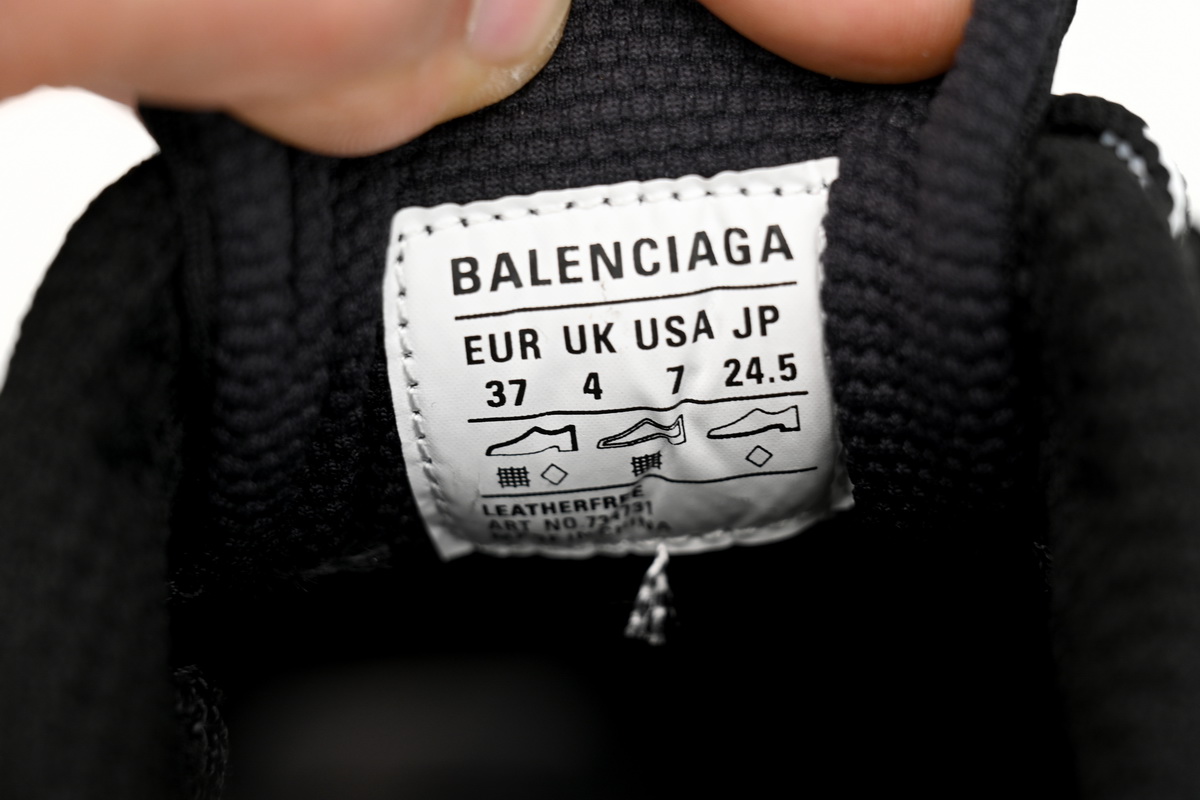 Balenciaga 3XL Sneaker All Black  542228 W2RB8 2901