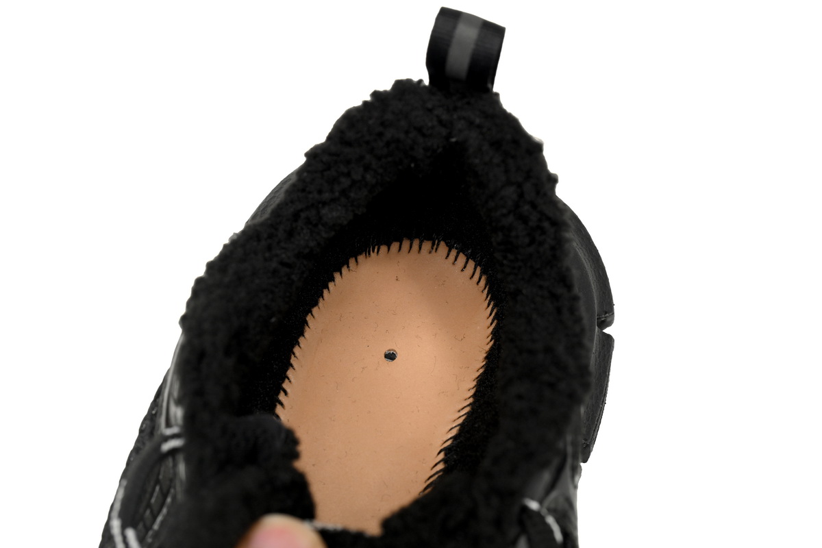 Balenciaga 3XL Sneaker All Black Ice Velvet  734734 W3XL2 1000