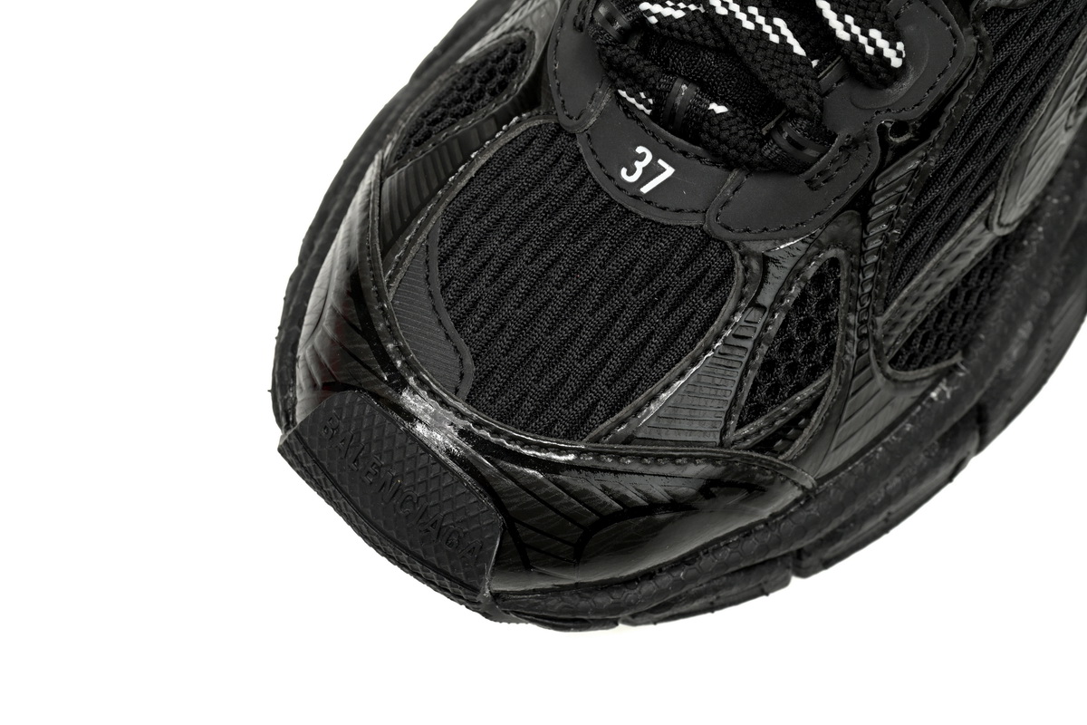 Balenciaga 3XL Sneaker All Black Ice Velvet  734734 W3XL2 1000