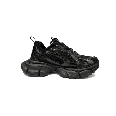Balenciaga 3XL Sneaker All Black Ice Velvet  734734 W3XL2 1000 02