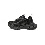Balenciaga 3XL Sneaker All Black Ice Velvet  734734 W3XL2 1000